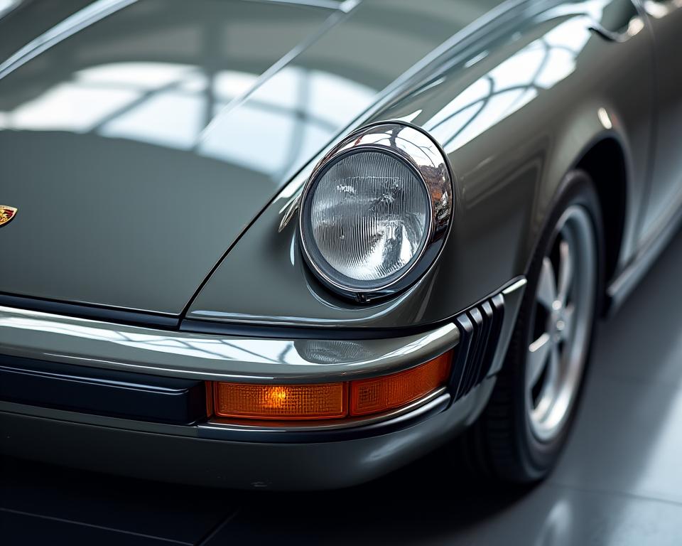 A flawlessly detailed Porsche 911.